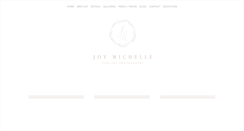 Desktop Screenshot of joymichellephotography.com
